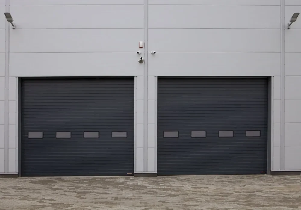 Factory Roller Doors Closeup Nassau County New York