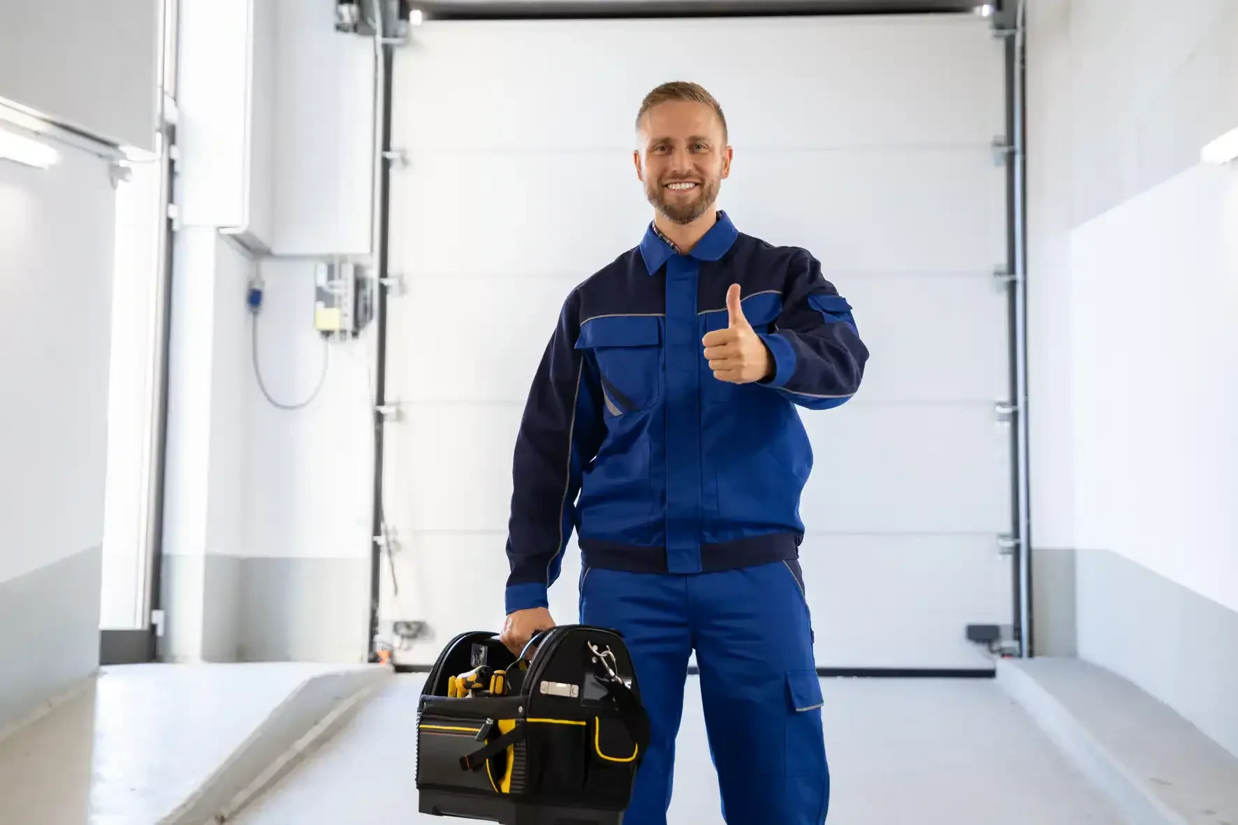 Technician Thumbs Up Garage Nassau County New York