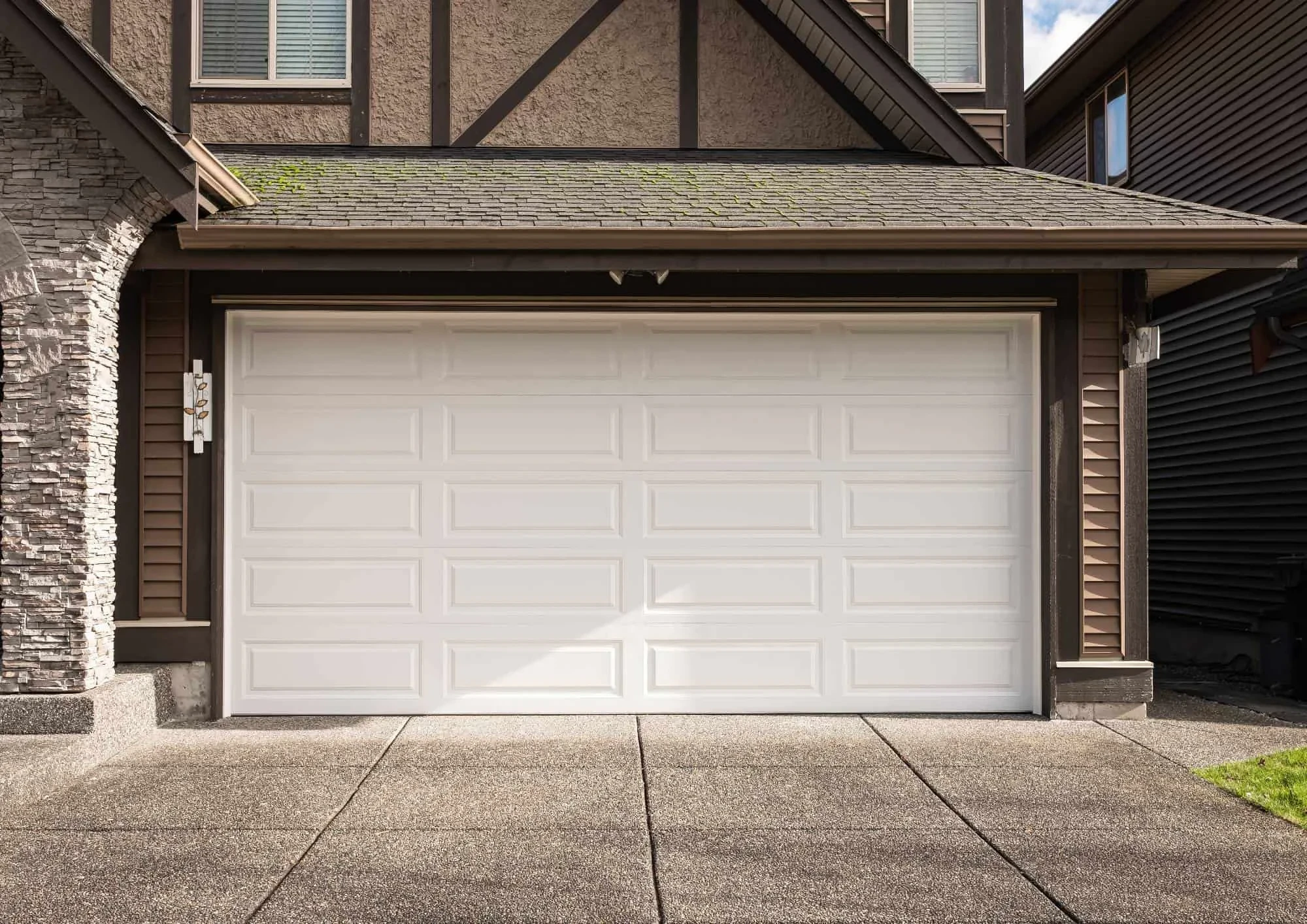 White Garage Door Nassau County New York